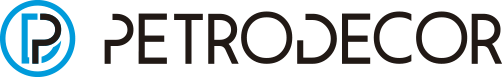 Логотип компании Петродекор - изготовление упаковок из картона и микрогофрокартона